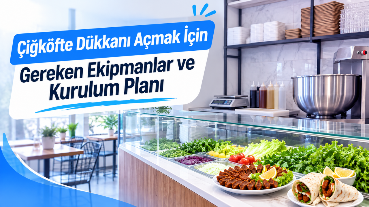 Çiğköfte Dükkanı Açmak İçin Gereken Ekipmanlar ve Kurulum Planı