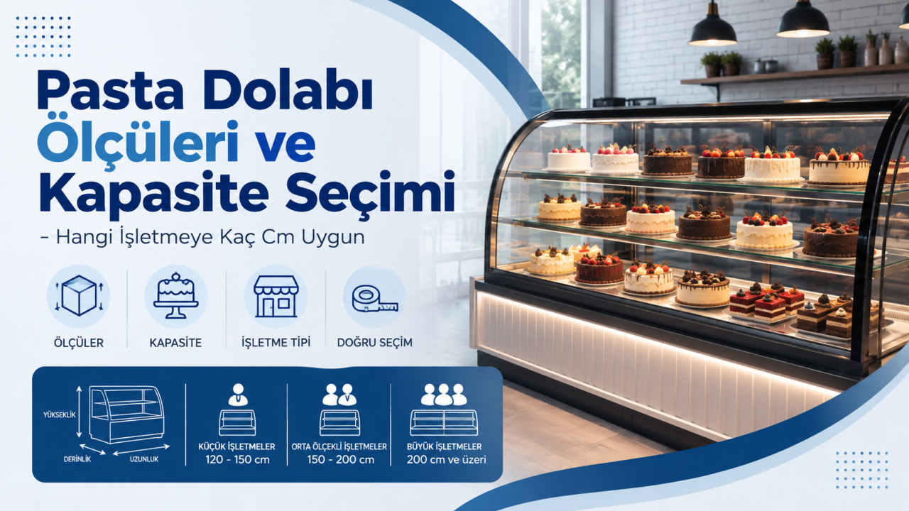 Pasta Dolabı Ölçüleri ve Kapasite Seçimi - Hangi İşletmeye Kaç Cm Uygun?