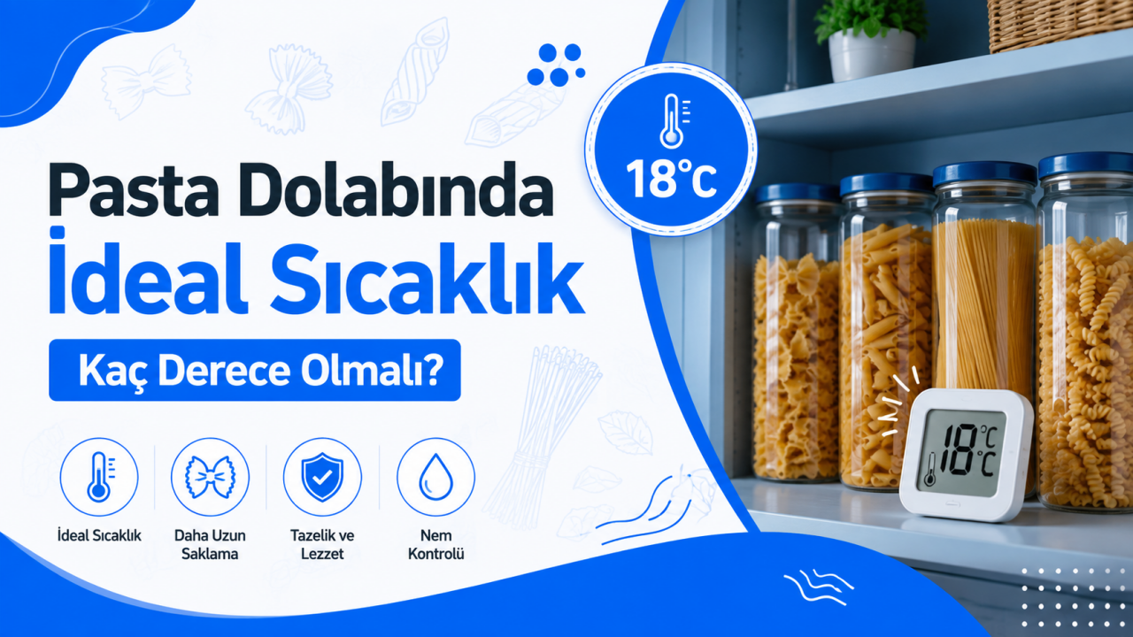 Pasta Dolabında İdeal Sıcaklık Kaç Derece Olmalı?