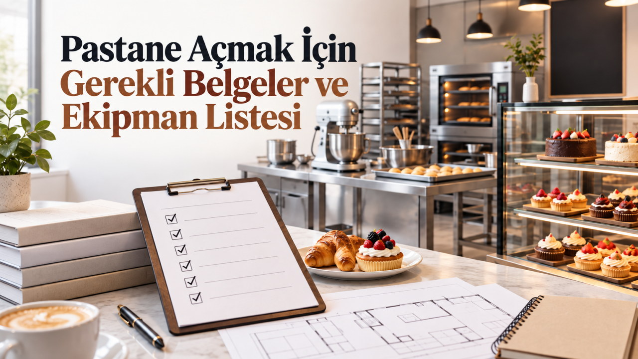 Pastane Açmak İçin Gerekli Belgeler ve Ekipman Listesi
