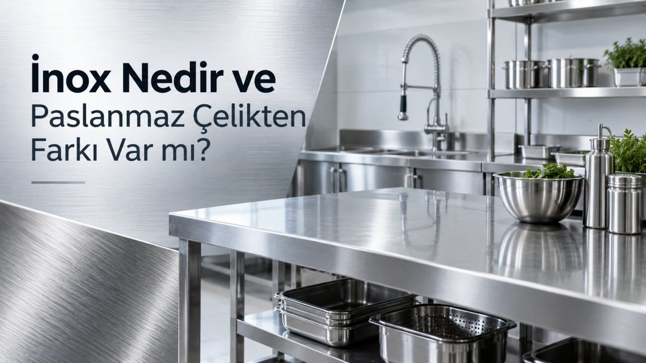 İnox Nedir ve Paslanmaz Çelikten Farkı Var mı?
