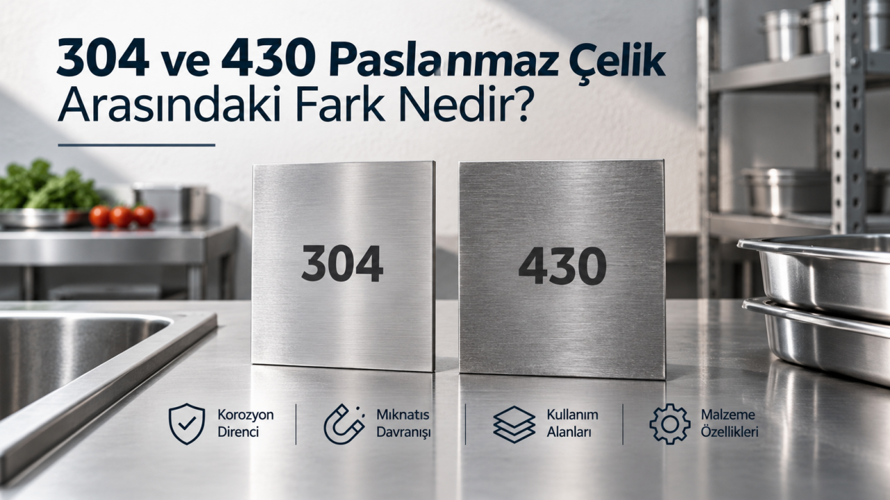 304 ve 430 Paslanmaz Çelik Arasındaki Fark Nedir?