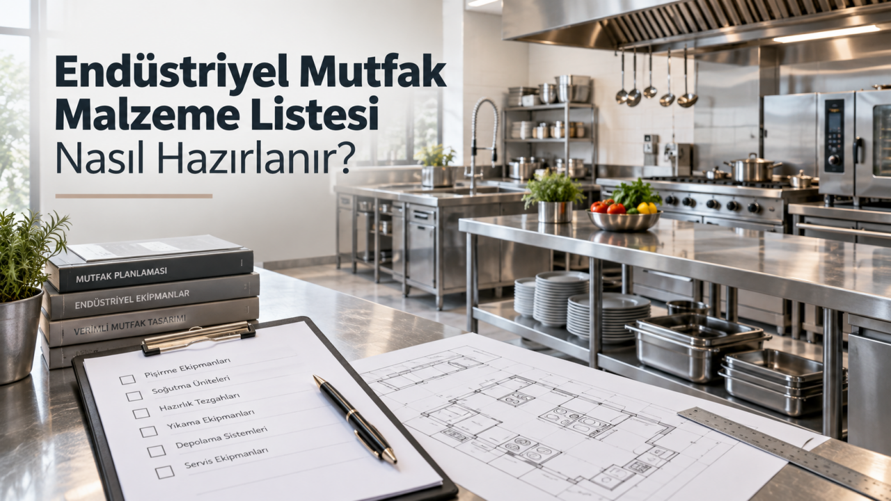 Endüstriyel Mutfak Malzeme Listesi Nasıl Hazırlanır?