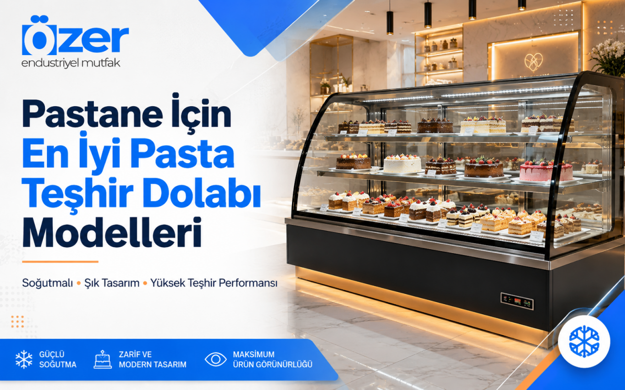 Pastane İçin En İyi Pasta Teşhir Dolabı Modelleri