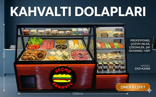 Soğutmalı Kahvaltı Dolapları