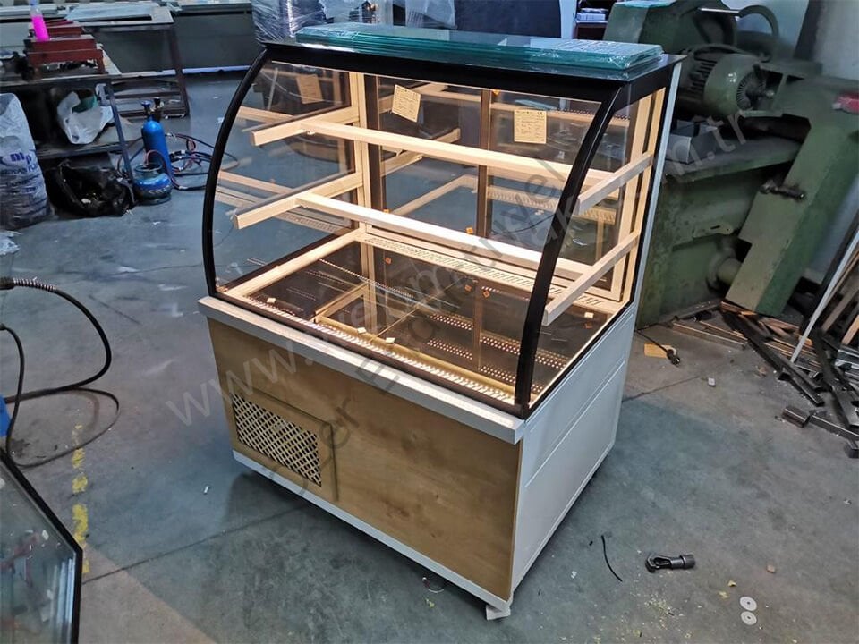 Bombe Camlı Pasta Dolabı