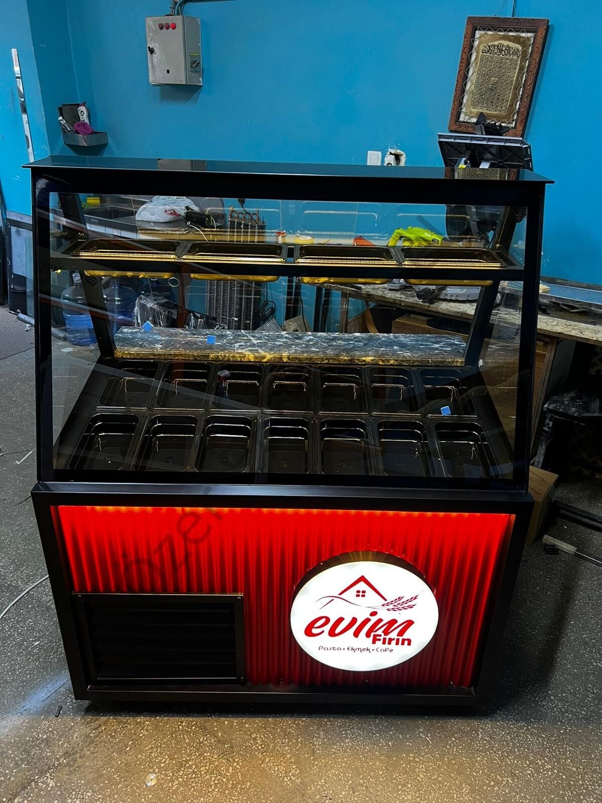 120 Cm Kumpir Dolabı +4°C Soğutmalı – 14 Küvetli Ledli Teşhir