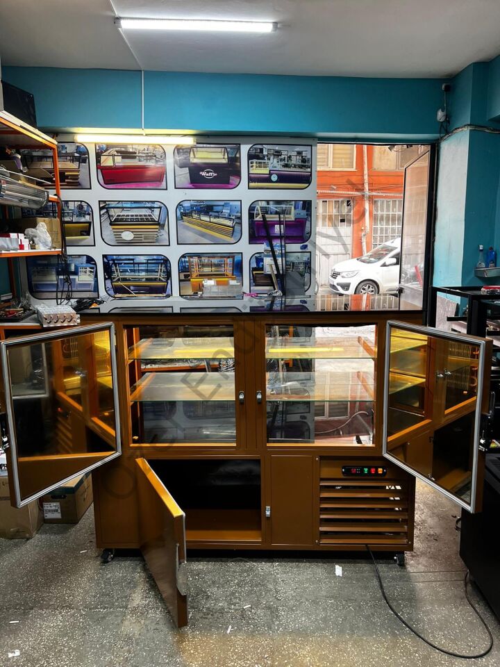 150 Cm Soğutmalı Meze Dolabı – Lake Dekor +4°C Kebap Teşhir