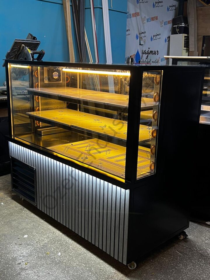 Soğutmalı Meze Dolabı 150 cm | +4°C Kebap & Restoran Teşhir Dolabı