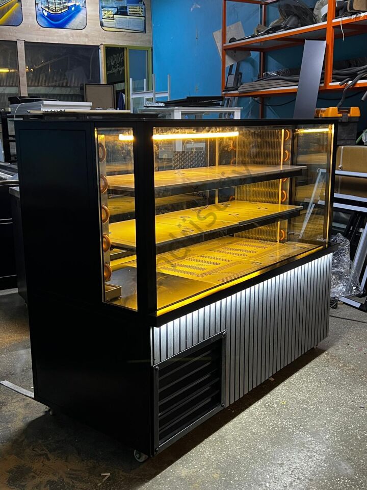 Soğutmalı Meze Dolabı 150 cm | +4°C Kebap & Restoran Teşhir Dolabı