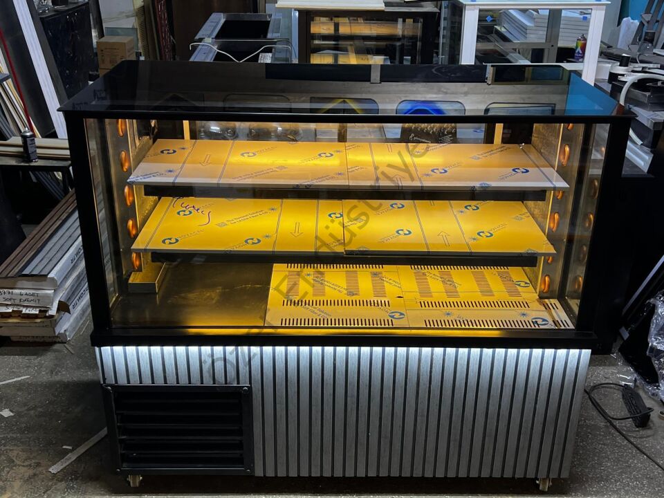 Soğutmalı Meze Dolabı 150 cm | +4°C Kebap & Restoran Teşhir Dolabı