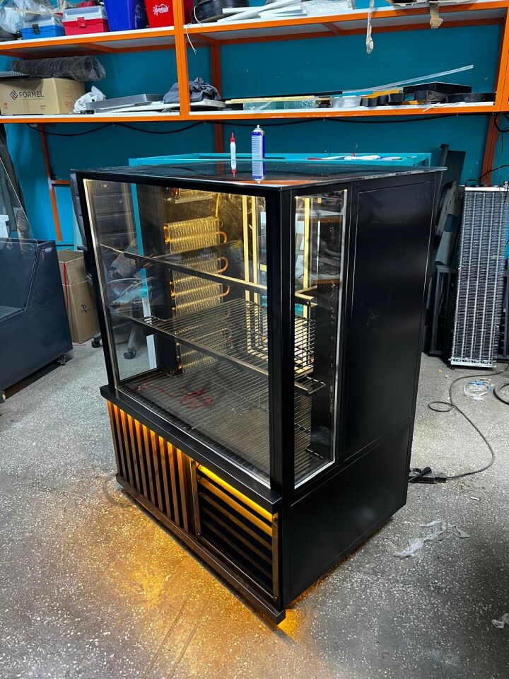 Soğutmalı Et Teşhir Dolabı 220V | Meze Dolabı Çift Camlı