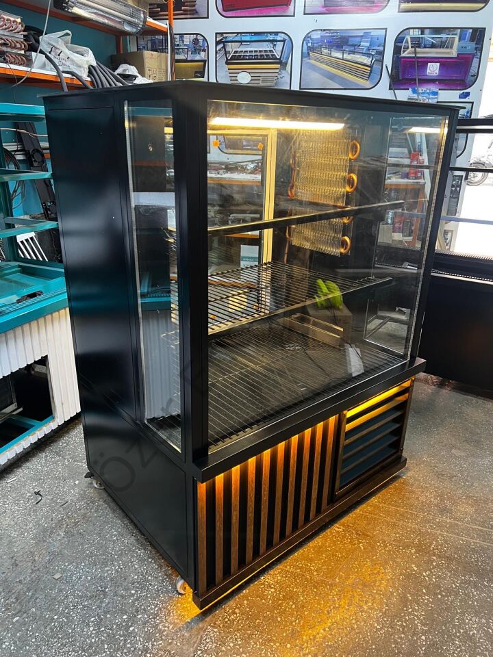 Soğutmalı Et Teşhir Dolabı 220V | Meze Dolabı Çift Camlı