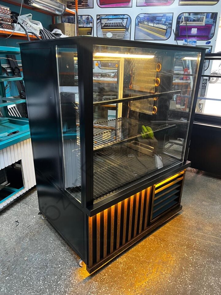 Soğutmalı Et Teşhir Dolabı 220V | Meze Dolabı Çift Camlı