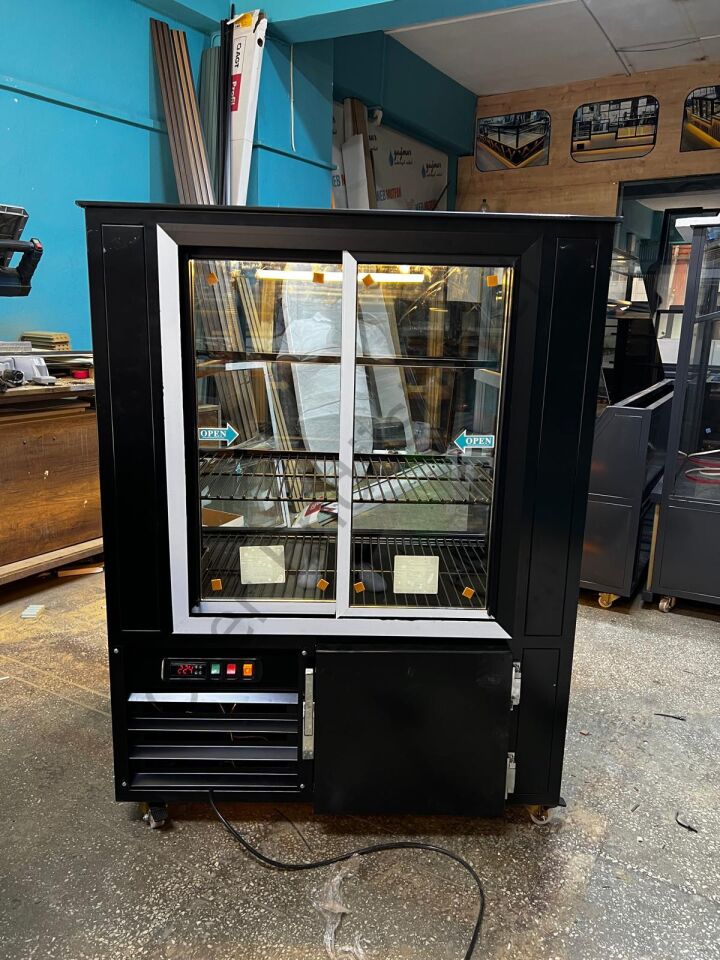 Soğutmalı Et Teşhir Dolabı 220V | Meze Dolabı Çift Camlı