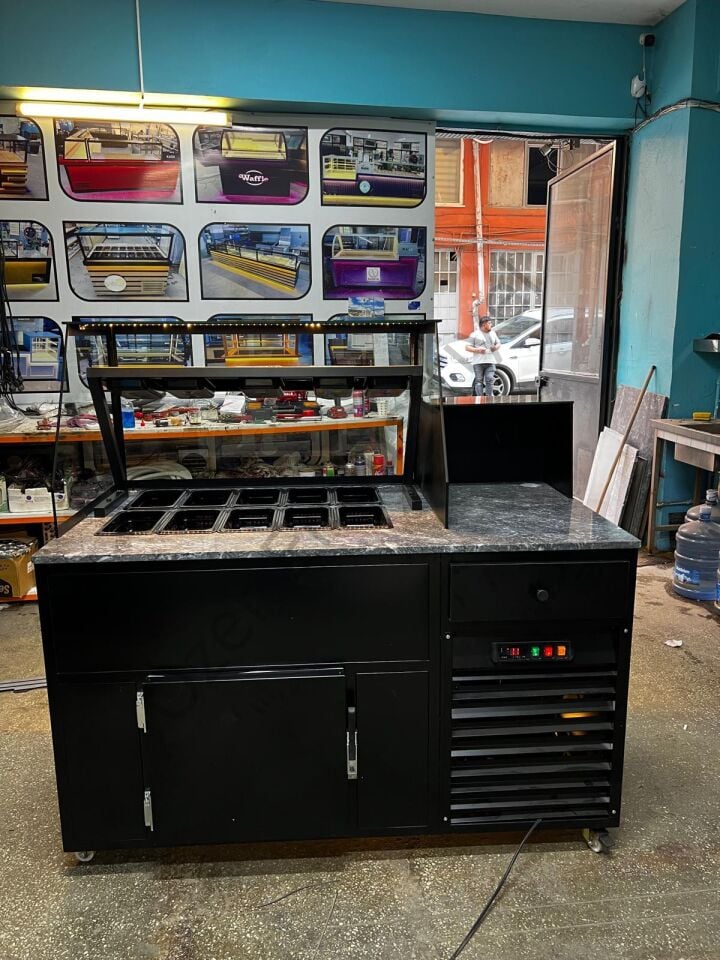 150 cm Kumpir Dolabı | Soğutmalı Teşhir Tezgahı Lake Mobilyalı