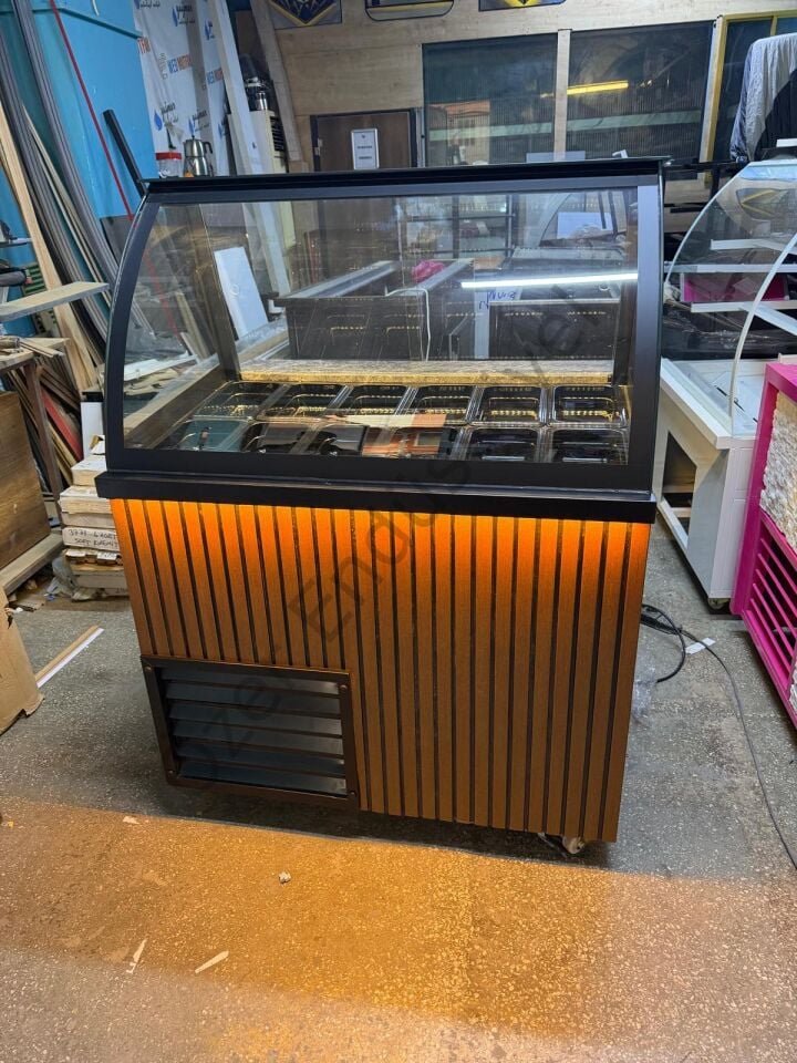 Kumpir Dolabı 100 cm Soğutmalı | Profesyonel Kumpir Tezgahı