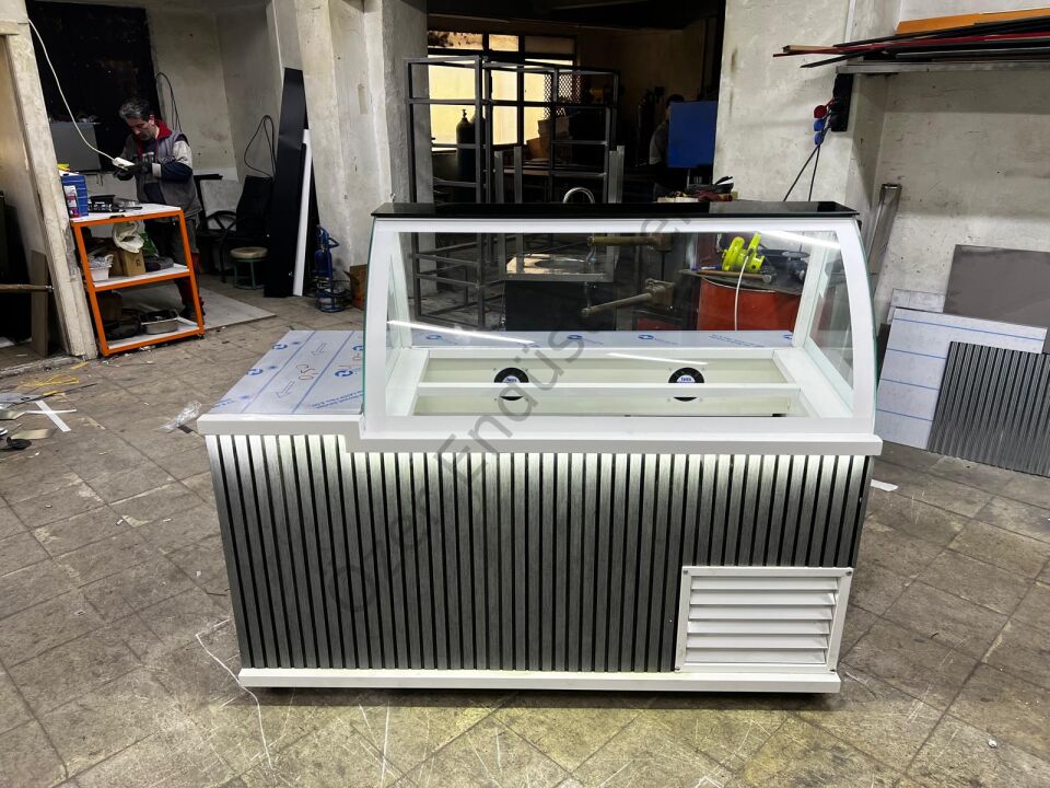 Satış Artıran Kumpir Dolabı 175 cm | Depolu + Bombe Cam + Hazır Kurulum Set