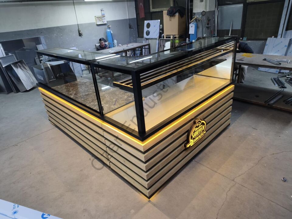 L Tipi Börek Tezgahı | Sulu Sistem Böreklik & Çalışma Bankosu