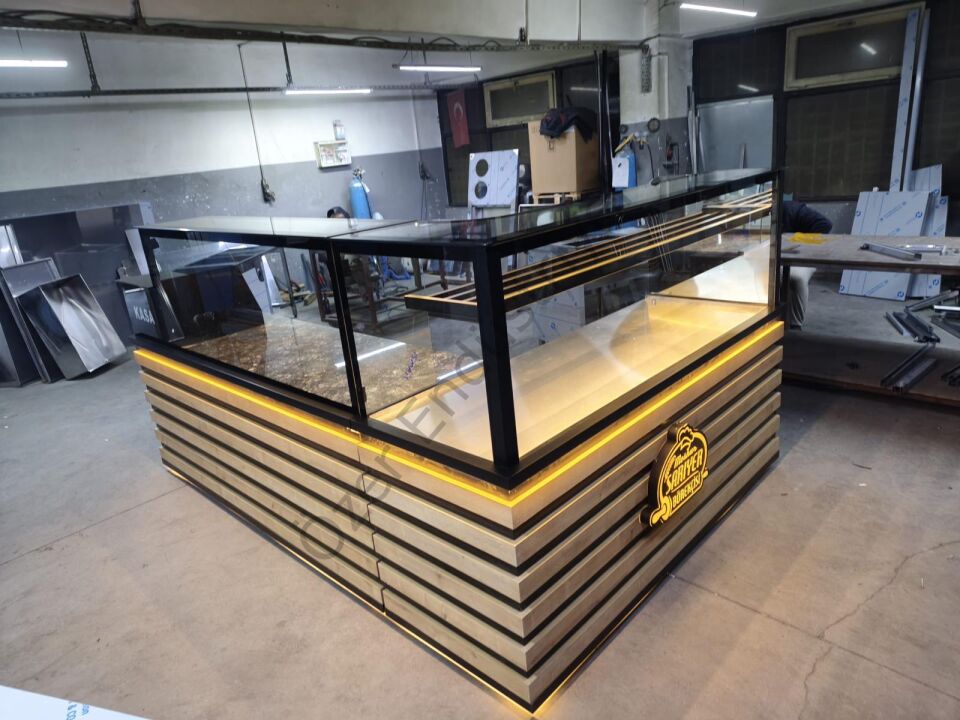 L Tipi Börek Tezgahı | Sulu Sistem Böreklik & Çalışma Bankosu