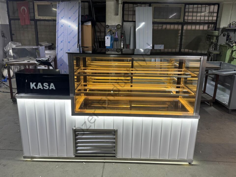 Profesyonel Börek Tezgahı ve Pasta Dolabı | Paslanmaz Set