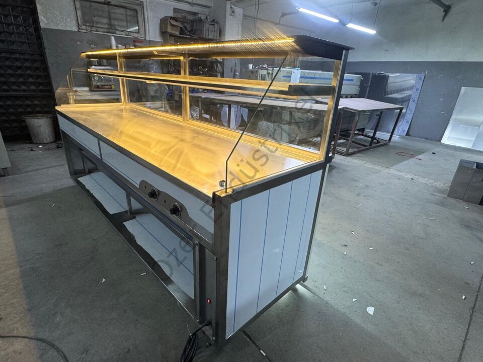 Profesyonel Börek Tezgahı ve Pasta Dolabı | Paslanmaz Set