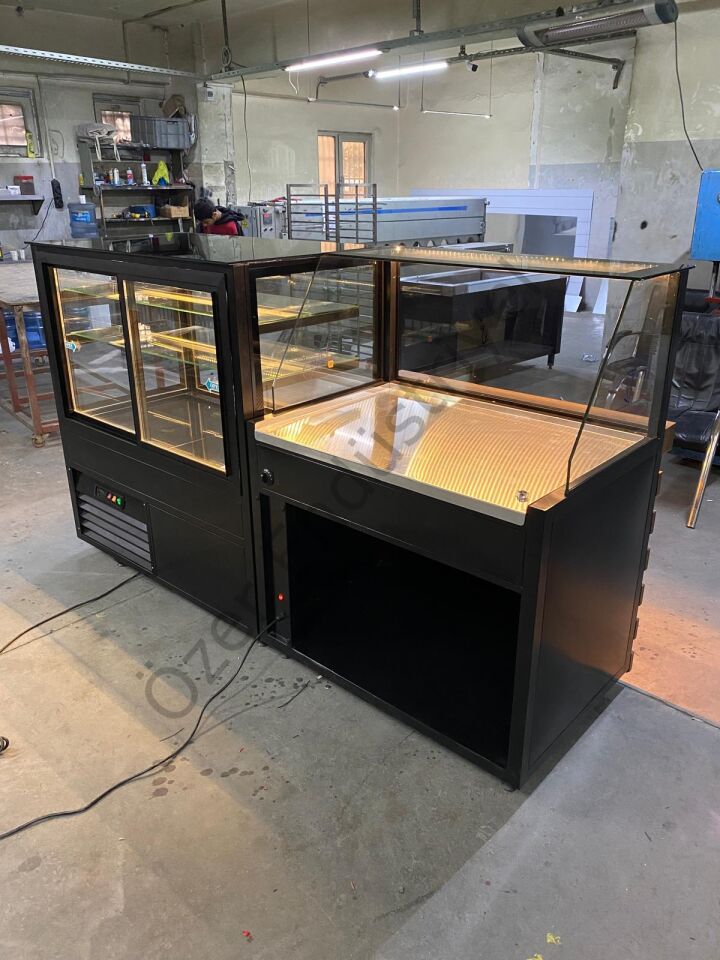 Börek Tezgahı + Pasta Dolabı Seti | Isıtmalı & Soğutmalı Kompakt Çözüm