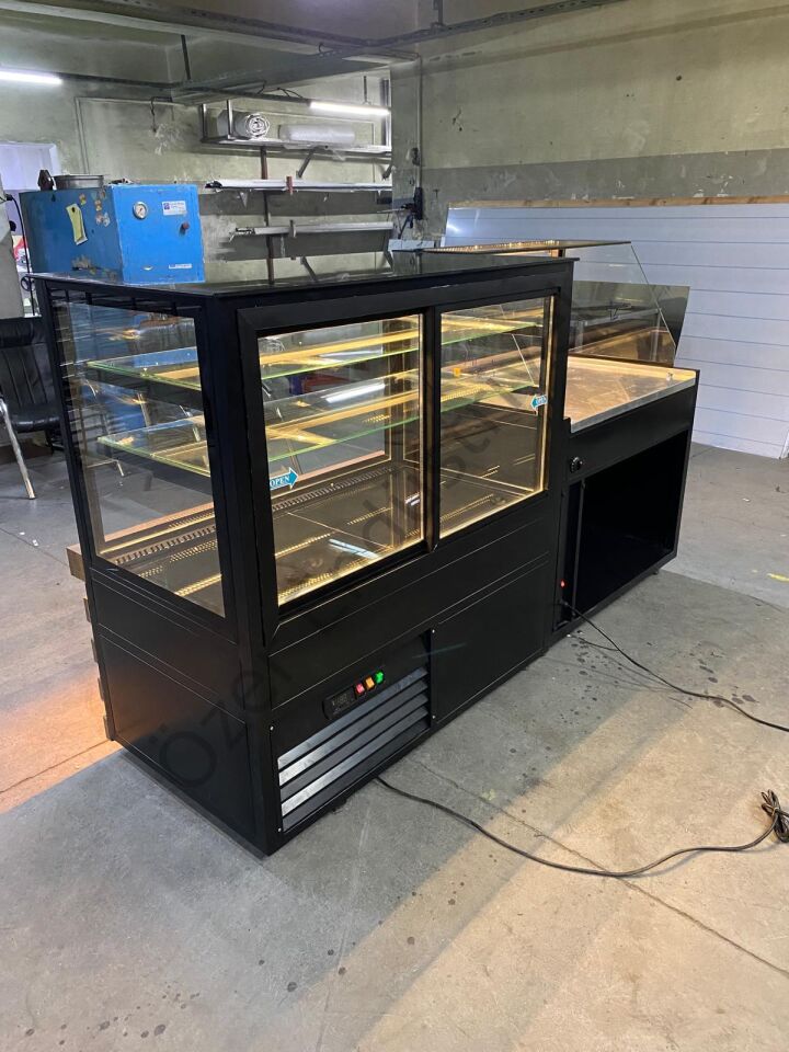 Börek Tezgahı + Pasta Dolabı Seti | Isıtmalı & Soğutmalı Kompakt Çözüm