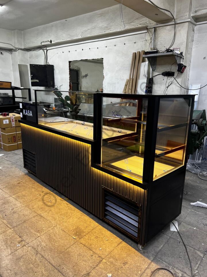 Profesyonel Çiğköfte Dolabı | Soğutmalı Tezgah + Kasa Seti