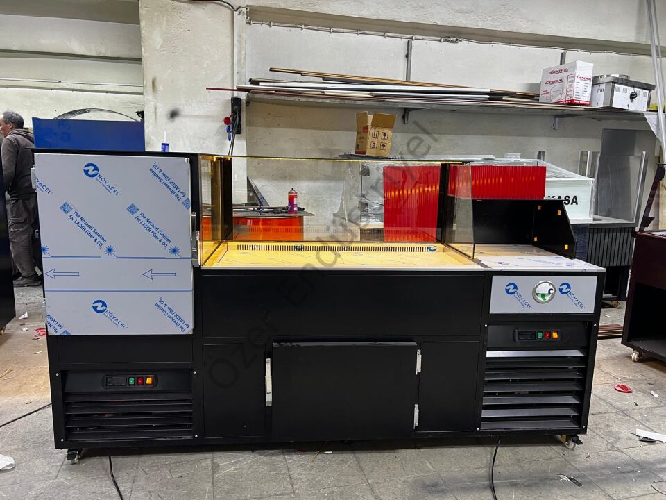 Profesyonel Çiğköfte Dolabı | Soğutmalı Tezgah + Kasa Seti