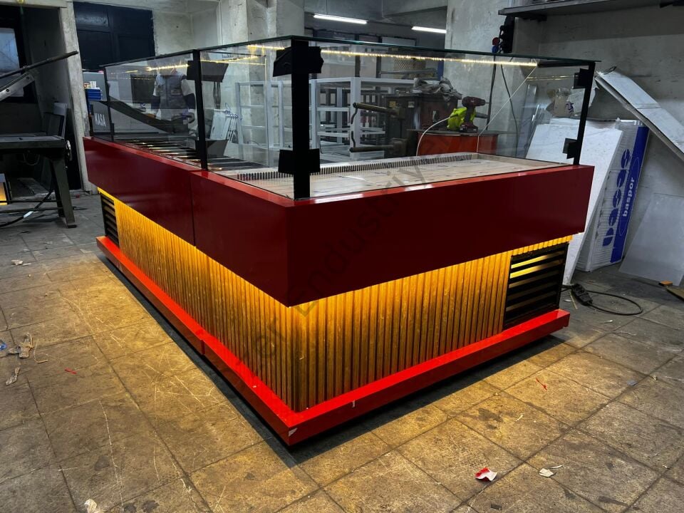 Profesyonel Çiğköfte Seti | 150 cm Dolap + 200 cm Salatbar