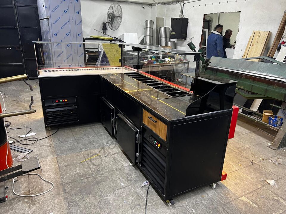 Profesyonel Çiğköfte Seti | 150 cm Dolap + 200 cm Salatbar