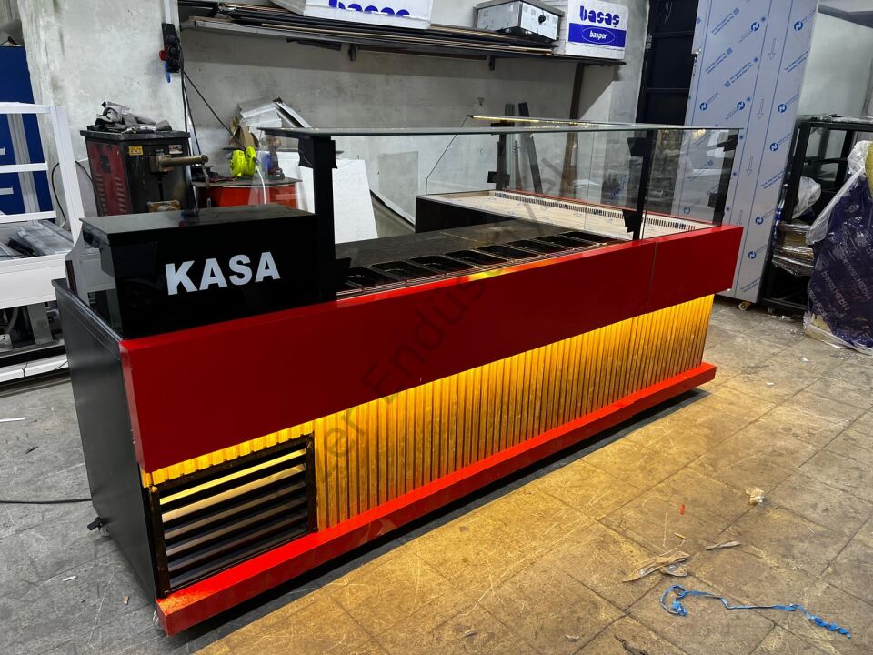 Profesyonel Çiğköfte Seti | 150 cm Dolap + 200 cm Salatbar