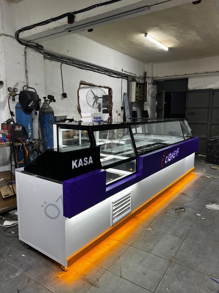 Full Konsept Çiğköfte Tezgahı | Soğutmalı Reyon + Salatbar + Pasta Dolabı