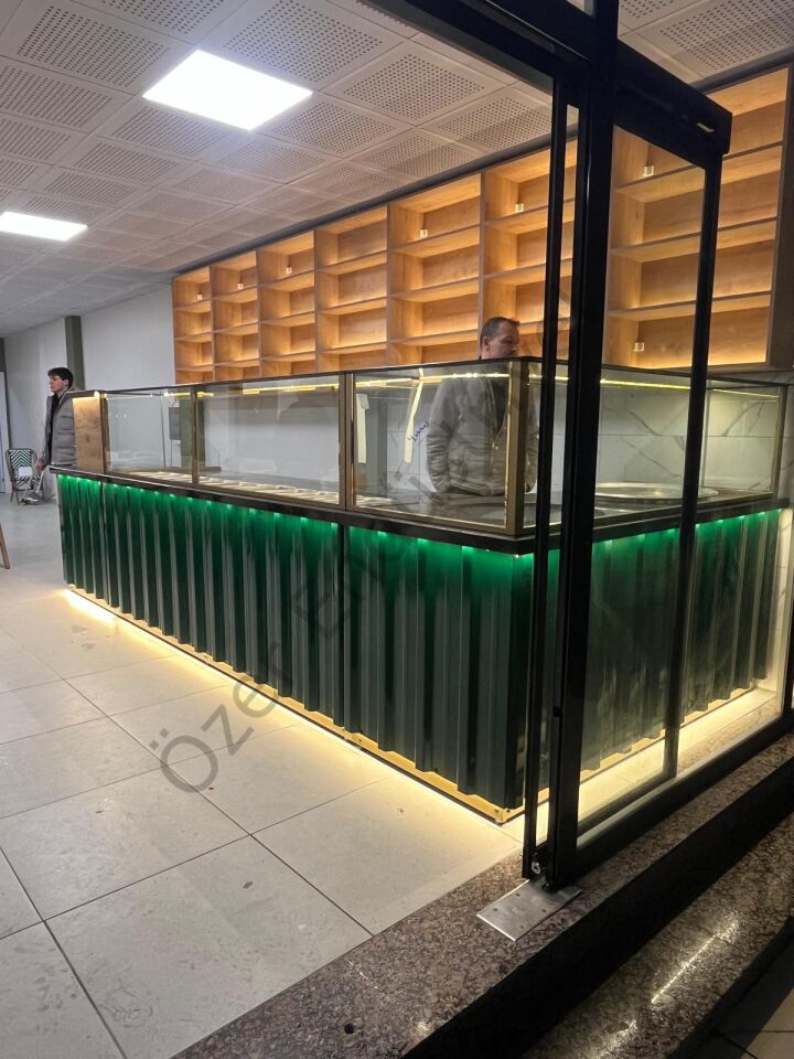 Premium Çiğköfte Tezgahı 5 Metre | L Tipi Garnitürlü Full Set