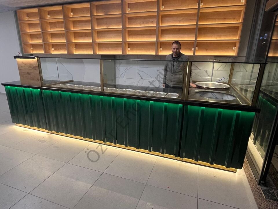 Premium Çiğköfte Tezgahı 5 Metre | L Tipi Garnitürlü Full Set