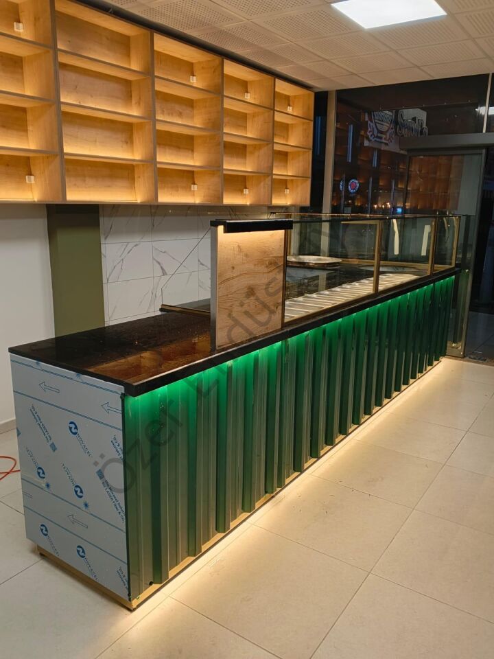 Premium Çiğköfte Tezgahı 5 Metre | L Tipi Garnitürlü Full Set