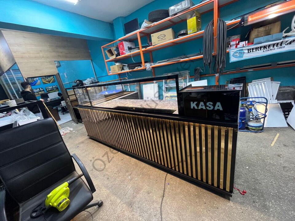 200 cm Çiğköfte Dolabı + 300 cm Hazırlık Tezgahı Seti