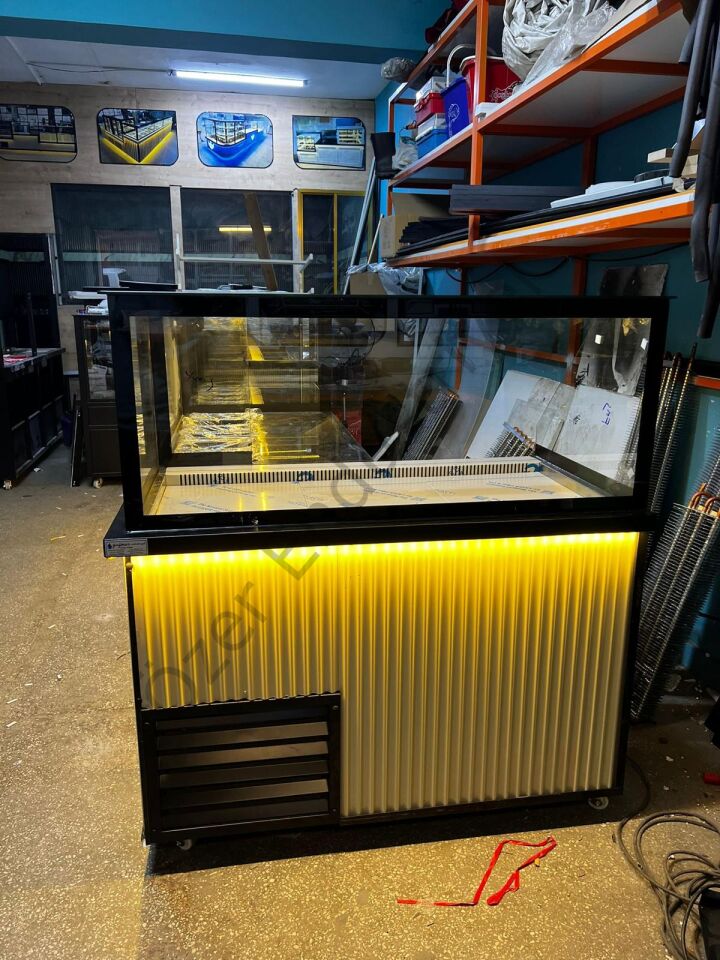 Soğutmalı Çiğköfte Dolabı Seti + Salatbar + Pasta Dolabı