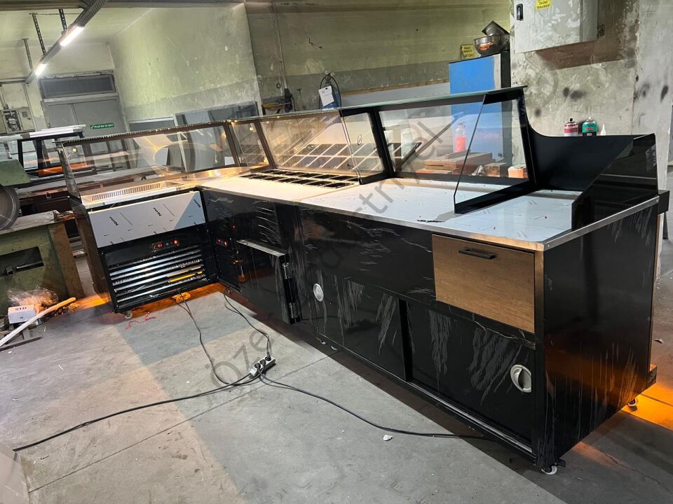 600 cm Full Çiğköfte Dolabı ve Tezgah Seti