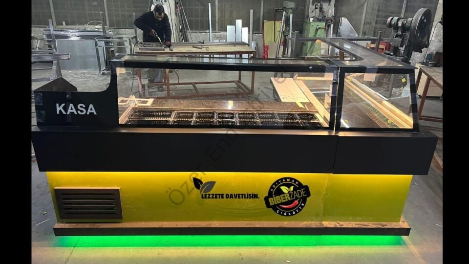 Soğutmalı Çiğköfte Dolabı Seti 200+250