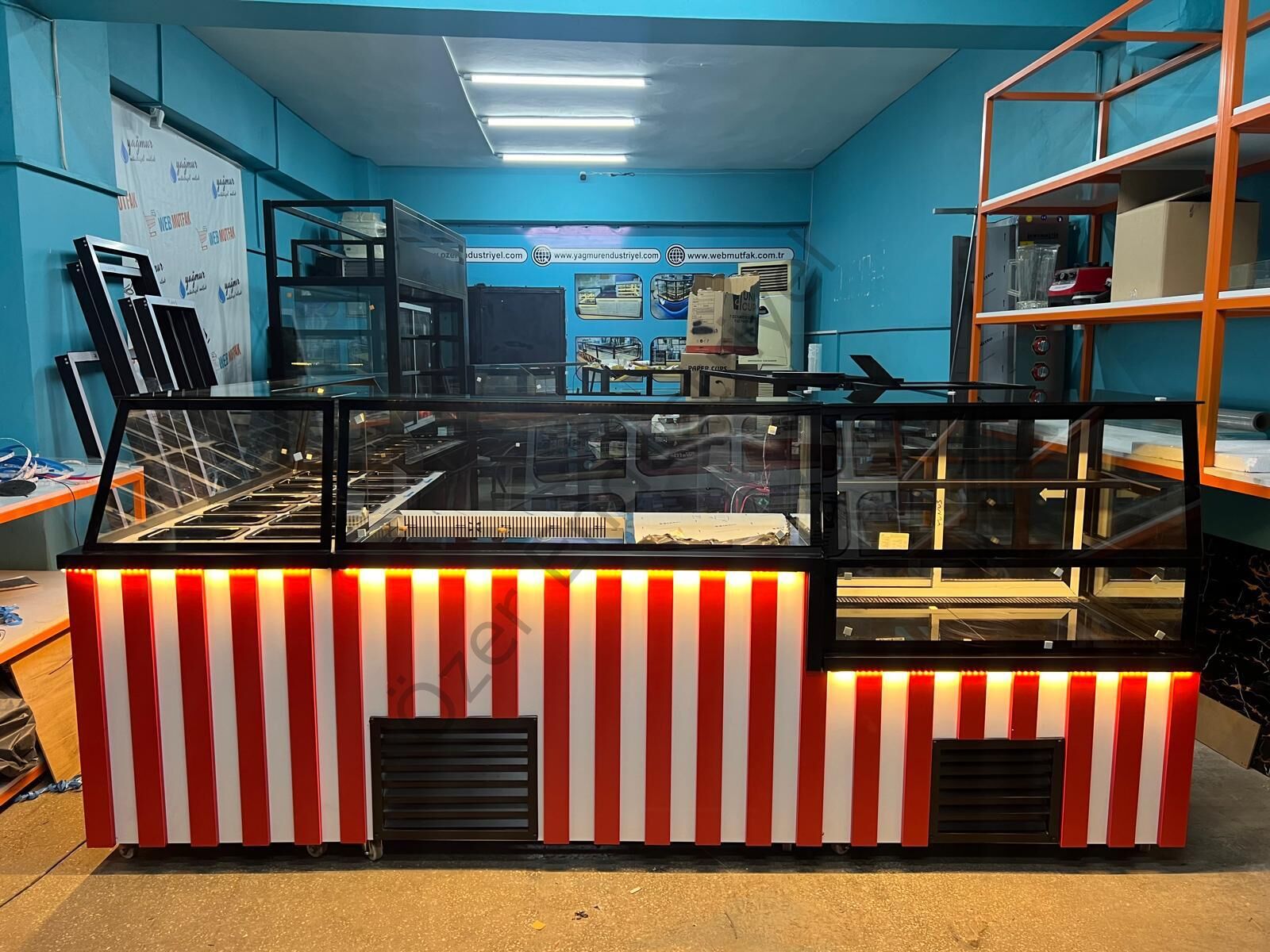 5 Metre Full Set Çiğköfte Dolabı