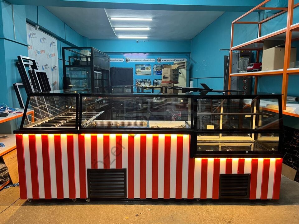 5 Metre Full Set Çiğköfte Dolabı