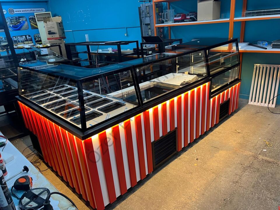 5 Metre Full Set Çiğköfte Dolabı