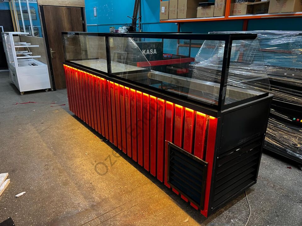 150 cm Çiğköfte Dolabı + Hazırlık Tezgahı Seti