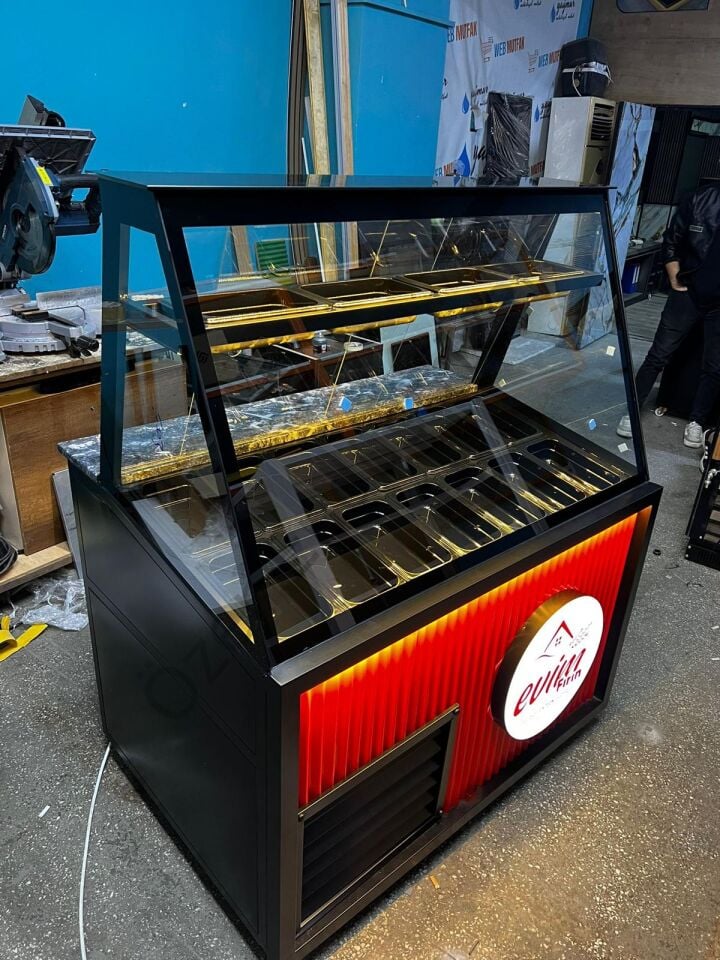 Kahvaltı Tezgahı Soğutmalı | Led Tabelalı Kahvaltı Dolabı