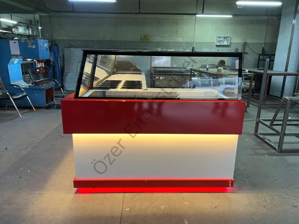 Çiğköfte Tezgahı Seti 150+300cm | Soğutmalı Dolaplı