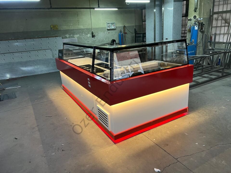 Çiğköfte Tezgahı Seti 150+300cm | Soğutmalı Dolaplı