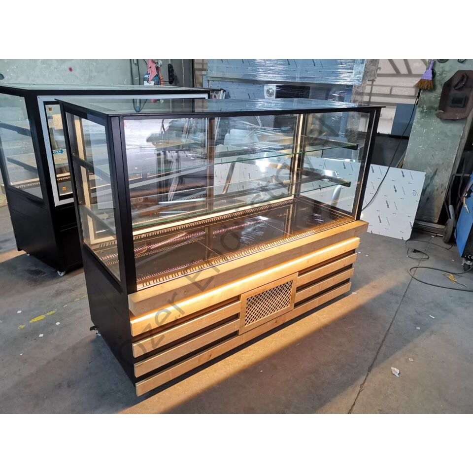 200 cm Soğutmalı Pasta & Tatlı Teşhir Dolabı