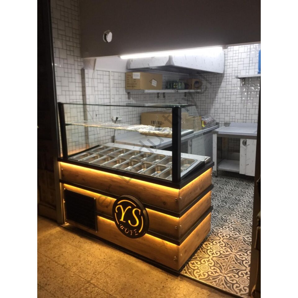 Soğutmalı Kahvaltı Dolabı 130 cm – 16 Küvet Kapasiteli